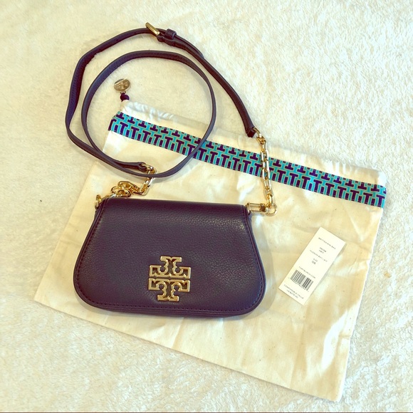 Tory Burch Handbags - {Tory Burch} Navy Britten Mini Bag